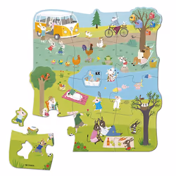 Goula Puzzle XXL Une journée à la campagne