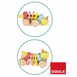 Goula Pull-Along Cartepillar