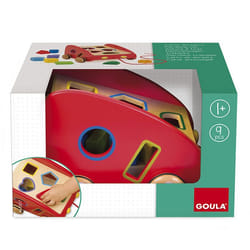 Goula Voiture à tirer avec formes encastrables