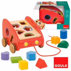 Goula Voiture à tirer avec formes encastrables