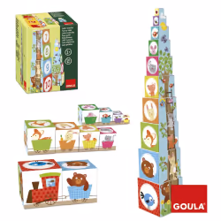 Goula Cubes Empilables Forêt
