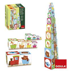Goula Cubes Empilables Forêt