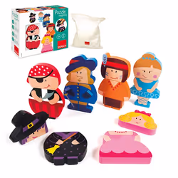Goula Puzzle personnages magnétiques
