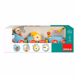 Goula Bunny's trains, 18 mois, 12 roue(s), Multicolore, 480 g