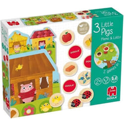 Jumbo GOULA 3 Little Pigs Memo&Loto