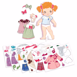 Diset Magnetics habille Emma, Kit de loisirs créatifs pour enfants, 3 an(s), Multicolore