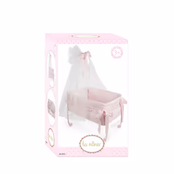 La Nina Berceau A Baldaquin Rose