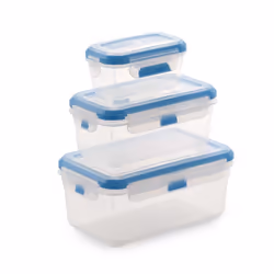Sp-Berner Super Lock, contenant, Rectangulaire, Bleu, Translucide, Plastique, Plastique, Espagne