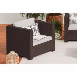 Concept Usine Ankara ensemble de meubles de jardin Gris
