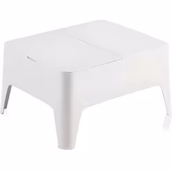 SP Berner Table d'appoint Alaska Blanc Plastique 58 x 48 x 30 cm