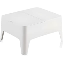 SP Berner Table d'appoint Alaska Blanc Plastique 58 x 48 x 30 cm