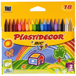 BIC 875771, 18 pièce(s), Multicolore, Multicolore, 2 an(s)