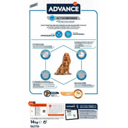 Advance Croquettes Medium Adulte Poulet - 14 Kg