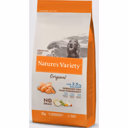 Nature's Variety ORIGINAL NO GRAIN MEDIUM/MAXI SALMON, Adulte, Saumon, 12 kg