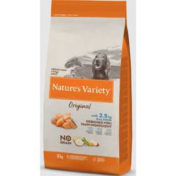 Nature's Variety ORIGINAL NO GRAIN MEDIUM/MAXI SALMON 12 kg Adulte Saumon