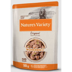 Nature's Variety ORIGINAL PATÉ MEDIUM/MAXI CHICKEN Poulet Adulte 300 g