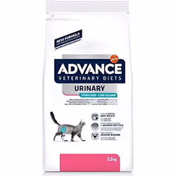 Croquettes pour Chat - ADVANCE - Urinary Low Calorie - 25kg - Riche en Fibres - Oméga-3 - Vitamine E