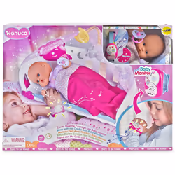 Nenuco Dort Avec Moi Et Son Baby Monitor, Genre neutre, 2 an(s), Fille, 580 mm, Multicolore
