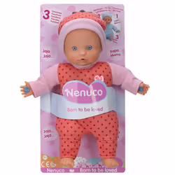 Famosa NENUCO SOFT 3 FONCTIONS ROSE