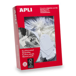 APLI 00391 étiquette non-adhésive 500 pièce(s) Blanc Rectangle