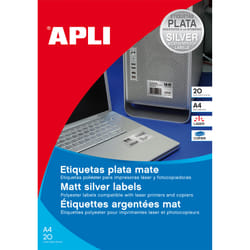 APLI 01227 étiquette à imprimer Blanc Imprimante d'étiquette adhésive