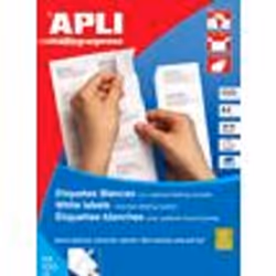 APLI 01276, Blanc, 70 x 42,4, 2100 pièce(s), 100 feuilles, A4