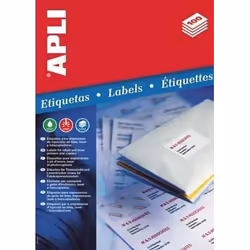 APLI Labels 105 x 148mm, Blanc, A4, 105 mm, 148 mm, 310 x 220 x 20 mm, 400 pièce(s)