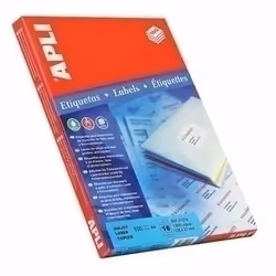 APLI Labels 70 x 16.9mm, Blanc, A4, 70 mm, 16,9 mm, 312 x 221 x 22 mm, 5100 pièce(s)