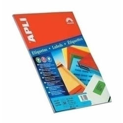 APLI Self-adhesive labels 70 x 37mm Yellow étiquette auto-collante Jaune 480 pièce(s)