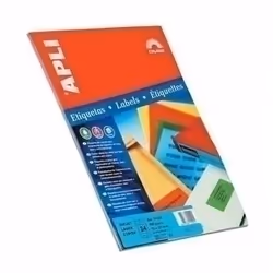APLI Self-adhesive labels 70 x 37mm Green, Vert, A4, 70 mm, 37 mm, 320 x 215 x 6 mm, 480 pièce(s)