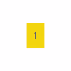 APLI Etiquettes 210x297 jaunes jet/laser/copieur 20 feuilles étiquette auto-collante Rectangle Permanent Jaune 20 pièce(s)