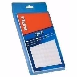 APLI Labels A5 Print&Write 8 x 20mm, Blanc, A5, 20 mm, 8 mm, 190 x 125 x 6 mm, 17 feuilles