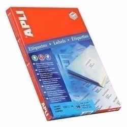 APLI Labels Round corners 99.1 x 139mm, Blanc, A4, 139 mm, 99,1 mm, 220 x 310 x 20 mm, 400 pièce(s)