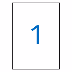APLI 02878 étiquette auto-collante Rectangle Permanent Jaune 20 pièce(s)