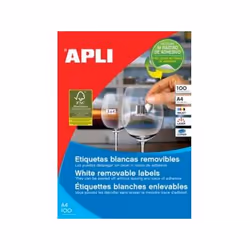 APLI SP-583056, Blanc, A3, 6,46 cm, 3,38 cm, 2400 pièce(s), 100 feuilles