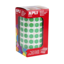 Apli Rouleau Gomets Ronds Ø10.5mm Vert