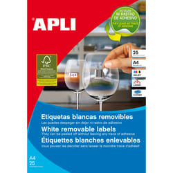 APLI 10199 étiquette à imprimer Blanc Imprimante d'étiquette adhésive
