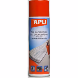 Bombe dair - Gaz dépoussiérant pour clavier ordinateur - 400 ml - Apli