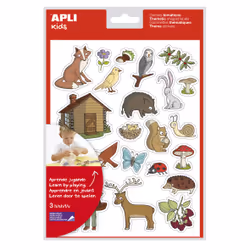 APLI 11432, Amovible, EN-71, 3 feuilles, 5 pièce(s)