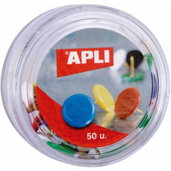 APLI 11733 Fixation de bureau Multicolore 50 pièce(s)