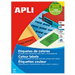 APLI 11838 étiquette auto-collante Jaune 100 pièce(s)