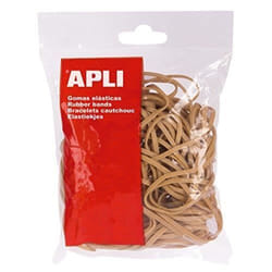 Bracelets élastiques - Apli - 12865 - Caoutchouc 75%-80% - 100 x 2 mm - 1 kg