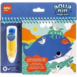 Livre de coloriage à leau - Aqua Fun Magic Water - Animaux marins