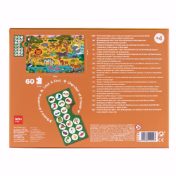 APLI 19221 puzzle Jeu de puzzle 60 pièce(s) Animaux