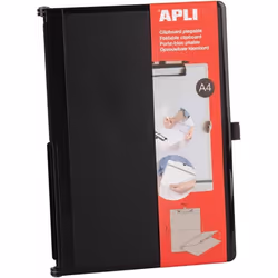 Porte bloc - Pliable - Noir - Plastique - A4 - Apli