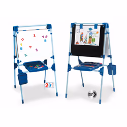 NINCO 52112 tableau magnétique & accessoires Métal Noir, Bleu, Blanc