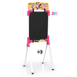 NINCO 53019 tableau à craie et accessoires Noir, Rose, Blanc