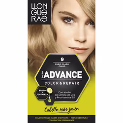 Llongueras Color Advance 9 Very Light Blonde, Blonde, Very Light Blonde, Femmes, Tous types de cheveux, Maintien de la couleu ...