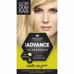 Llongueras Color Advance 10 Very Light Lightening Blonde, Blonde, Very Light Lightening Blonde, Femmes, Tous types de cheveux ...
