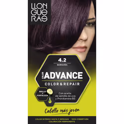 Llongueras Color Advance 4.2 Burgundy, Bourgogne, Burgundy, Femmes, Tous types de cheveux, Maintien de la couleur, Nourrissan ...